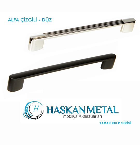 Alfa Çizgili Düz Kulp